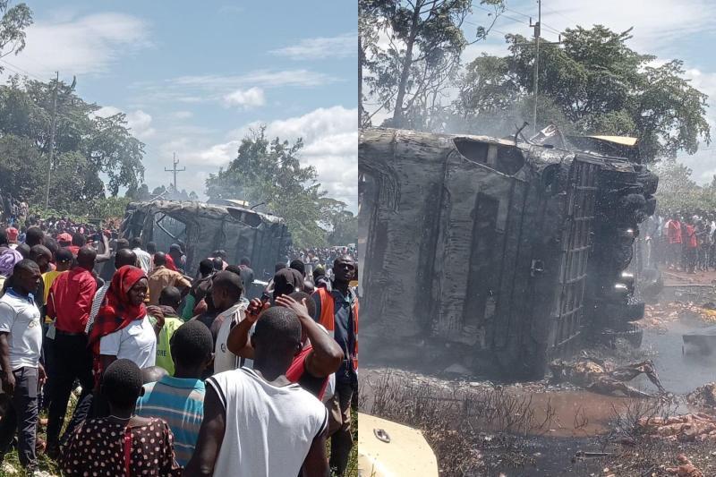 Tahmeed Sacco and a fuel tanker involved in an accident on Friday, March 1.